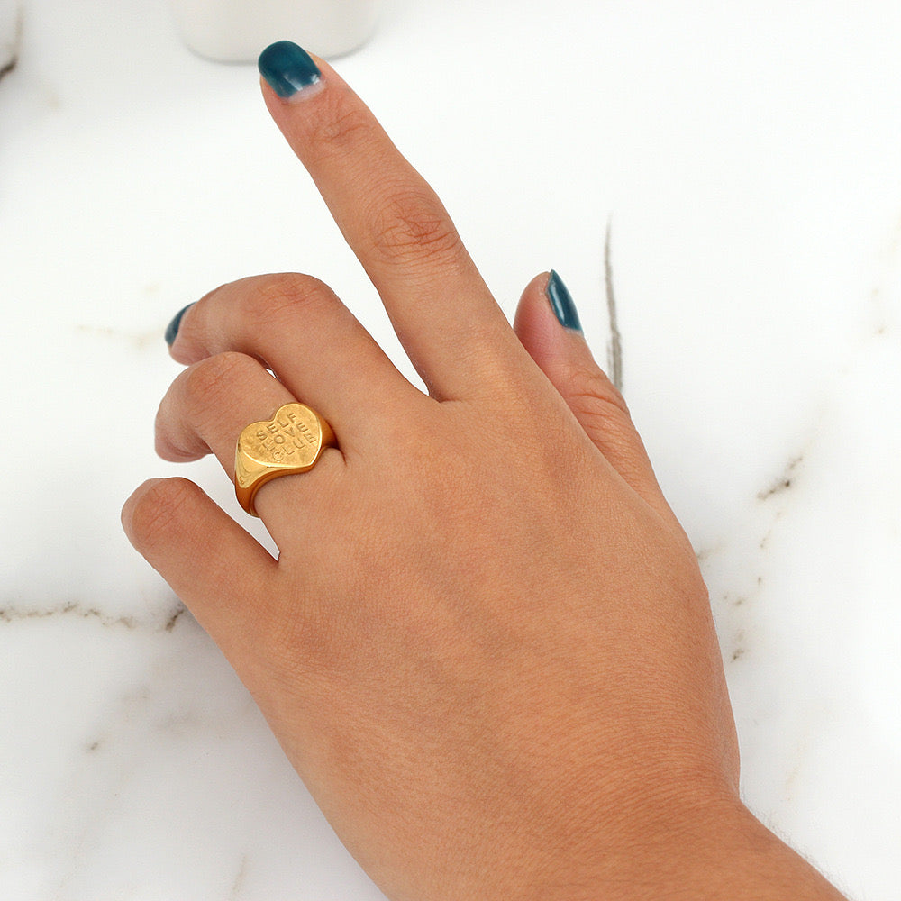 SELF LOVE CLUB RING