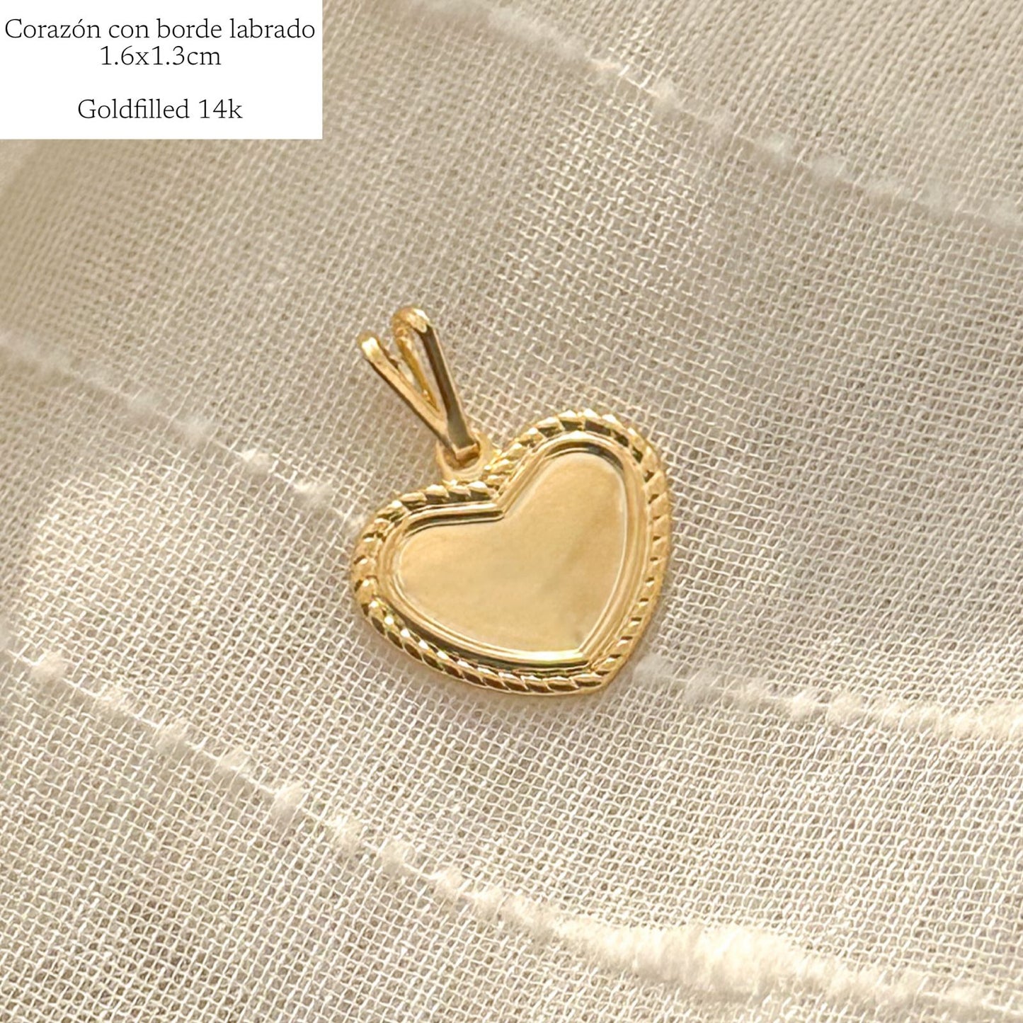 CADENA CON DIJE CORAZÓN