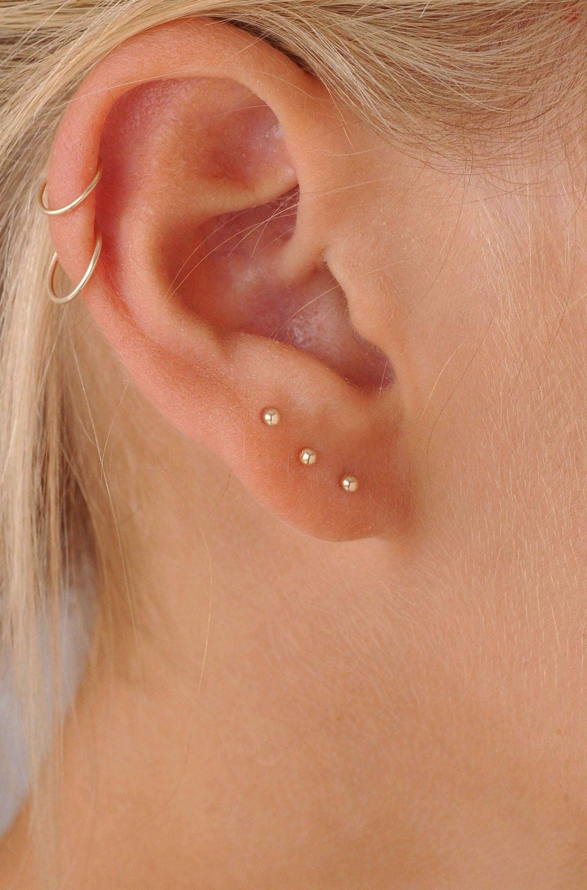 TINY BALL STUD EARRINGS