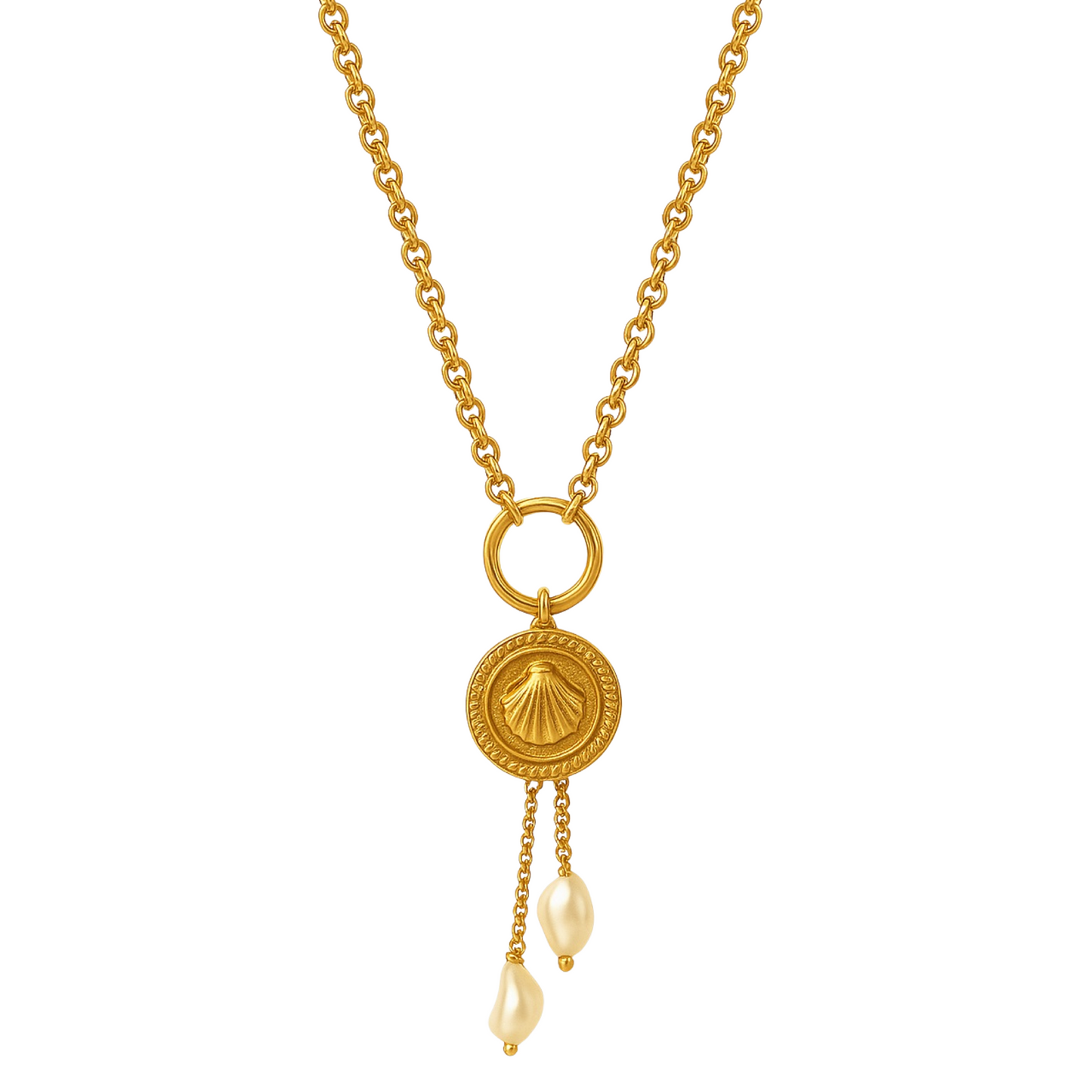 OCEAN MEDALLION NECKLACE