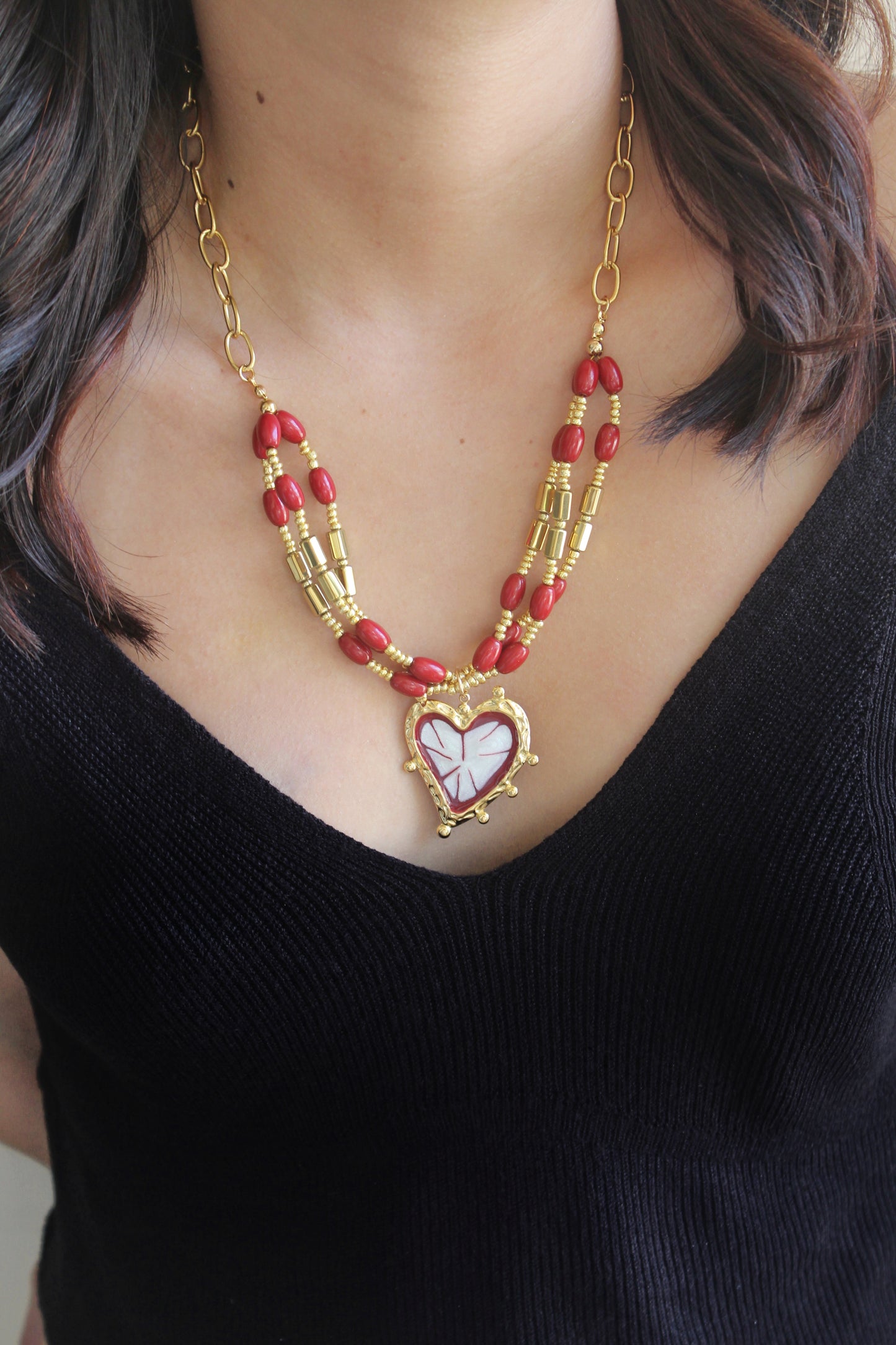 BURNING HEART NECKLACE