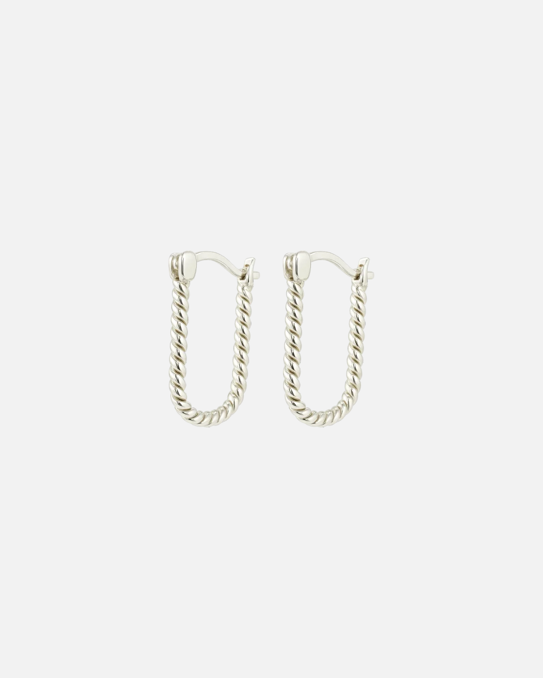ARETES RECTANGULARES TRENZADOS