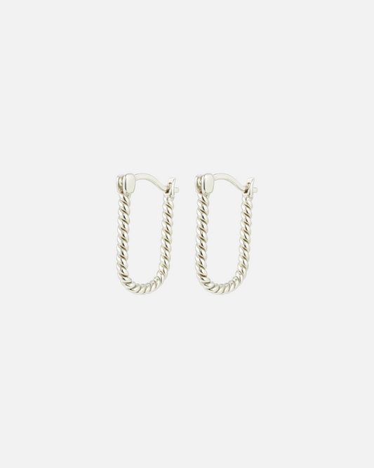 ARETES RECTANGULARES TRENZADOS