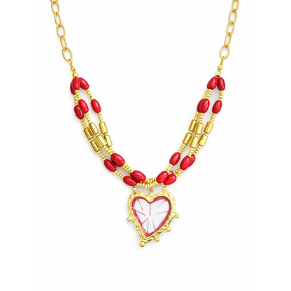 BURNING HEART NECKLACE