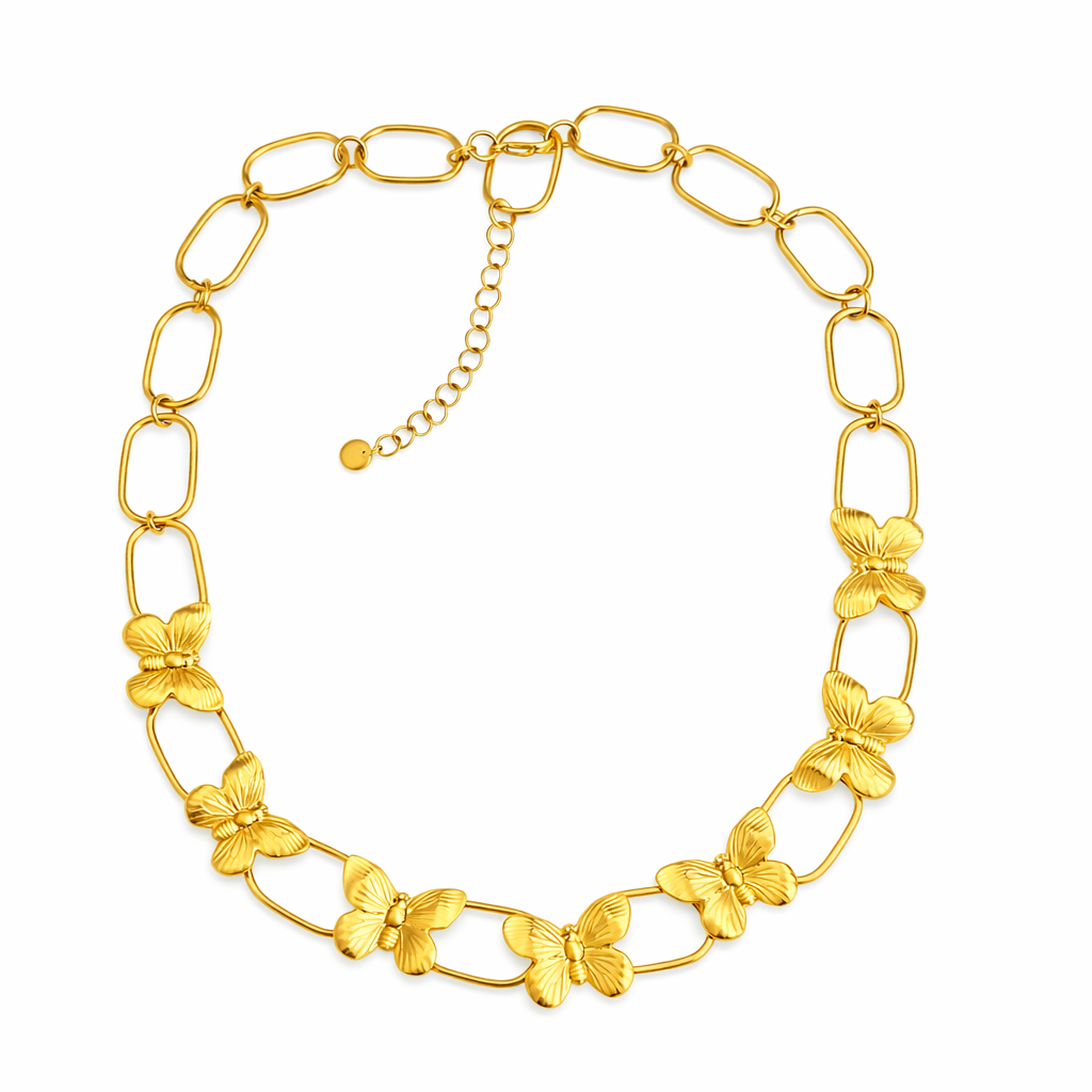 BUTTERFLY LINKS NECKLACE