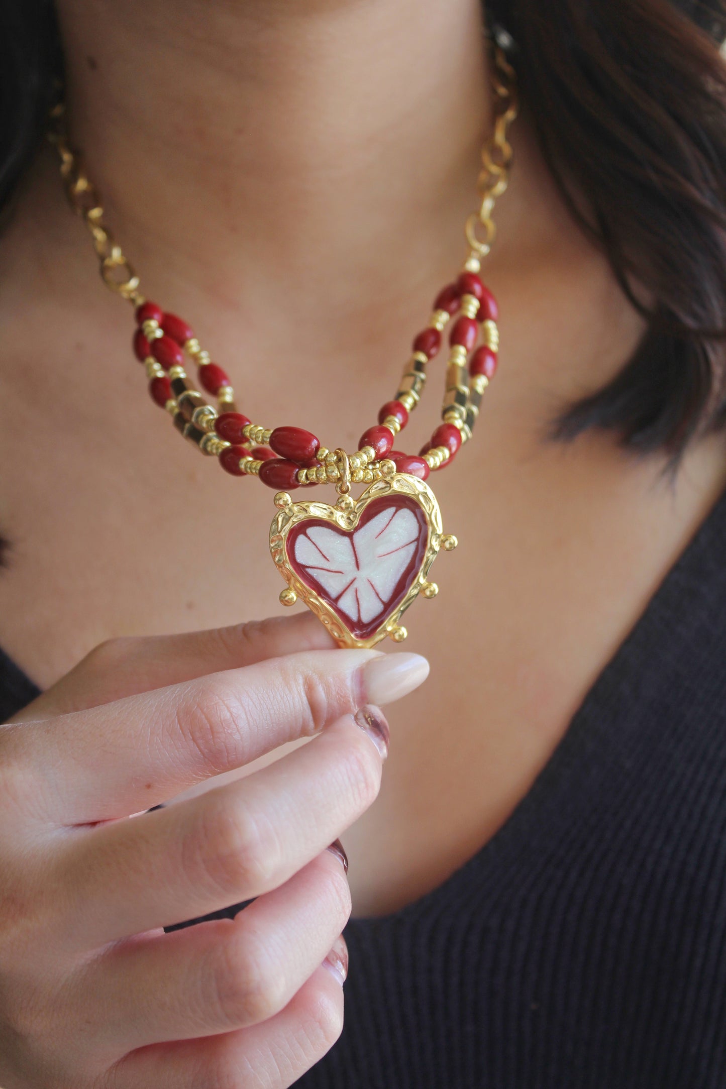 BURNING HEART NECKLACE