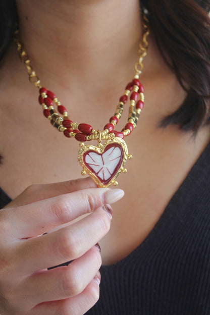 BURNING HEART NECKLACE