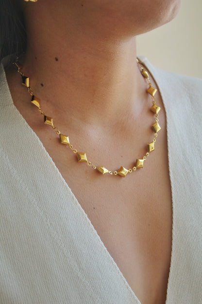 GOLDEN RHOMBUS CHOKER