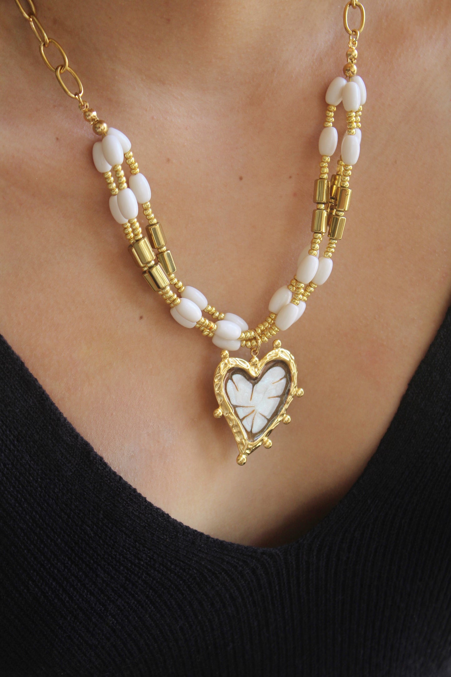 BURNING HEART NECKLACE