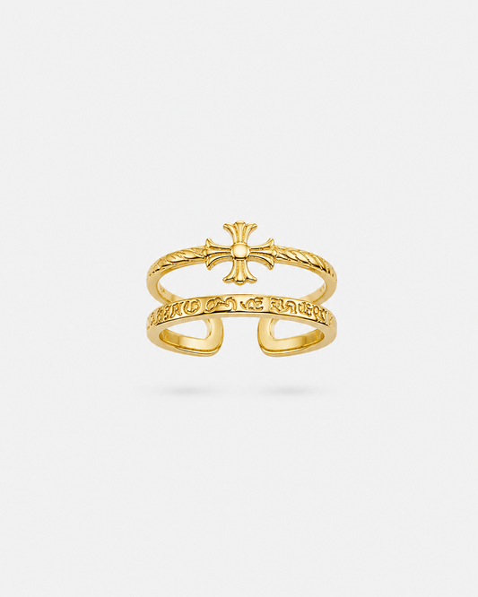 FAITH CROSS RING