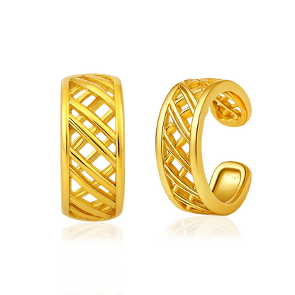 GOLDEN WEAVE EARCUFF