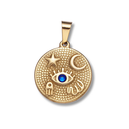 BLUE EYE CELESTIAL MEDALLION