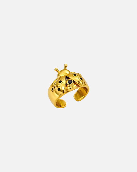 LUCKY LADYBUG RING